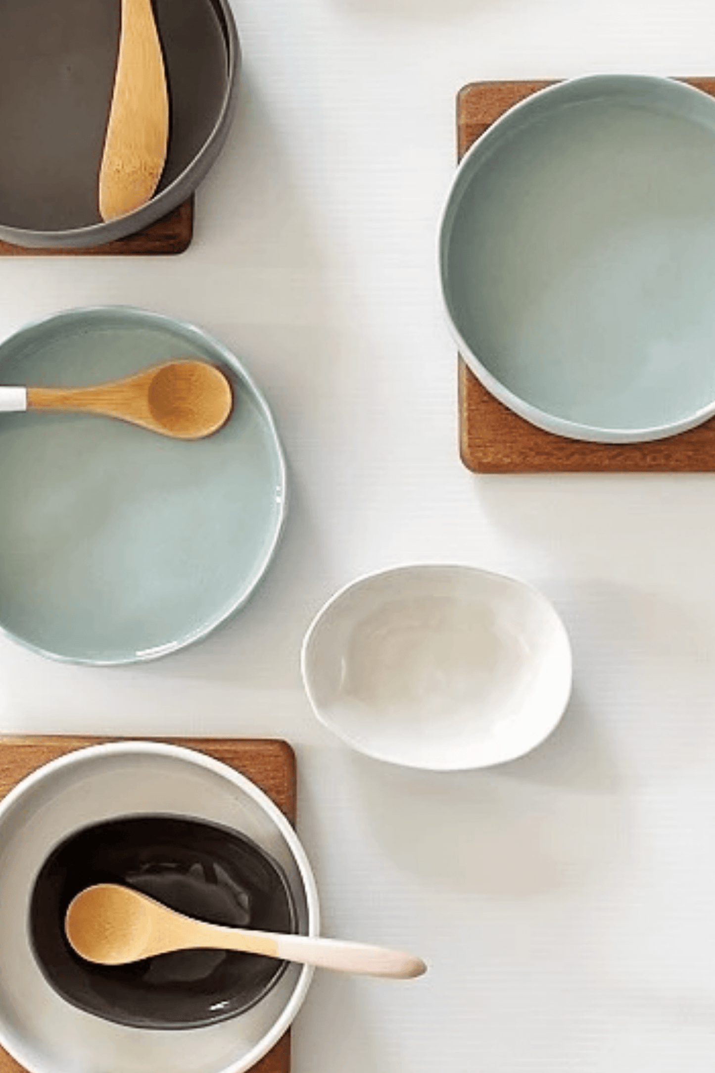 Flax Mini Glazed Bowl in White