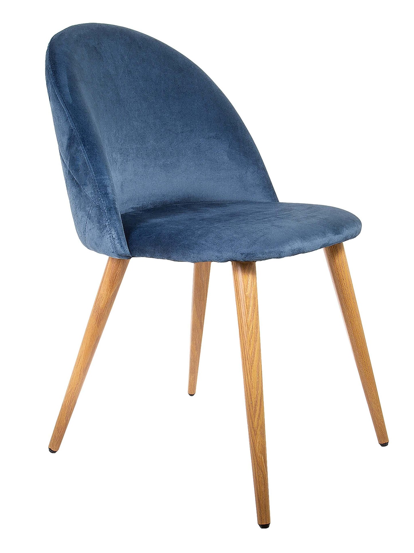 Diamond Velvet Blue Dining Chair Shop Charlies Interiors