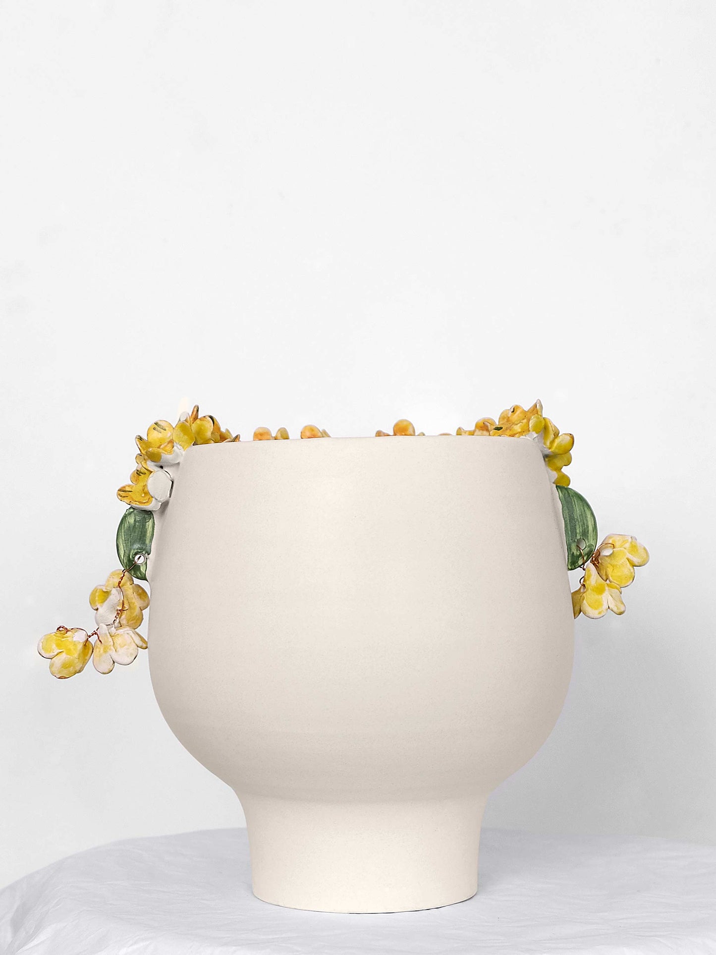 Designer Handmade Ceramic Sicilian Head Vase Medium