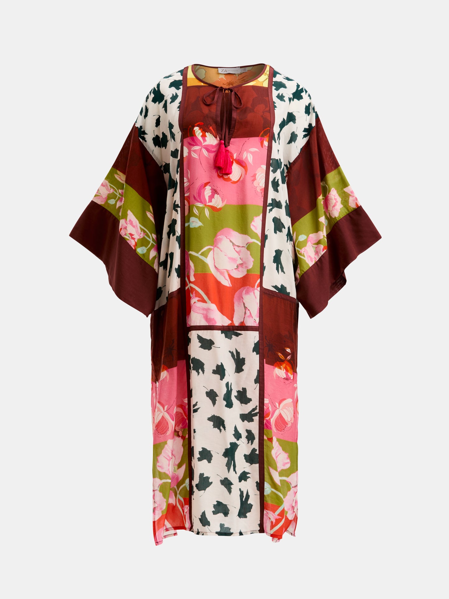 ZA Collective Fuchsia Cotton Kaftan