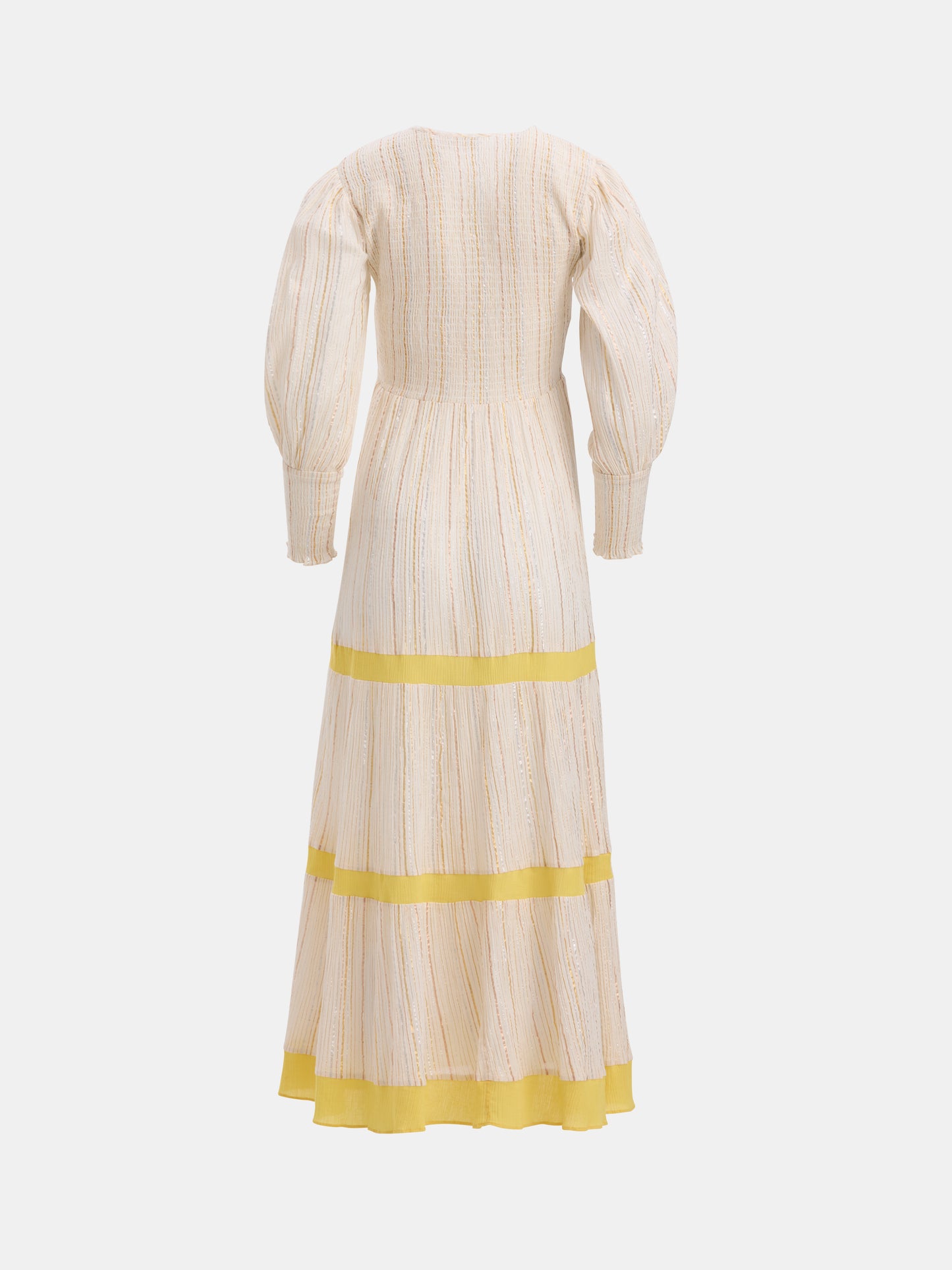 ZA Collective Positano Yellow Midi Dress