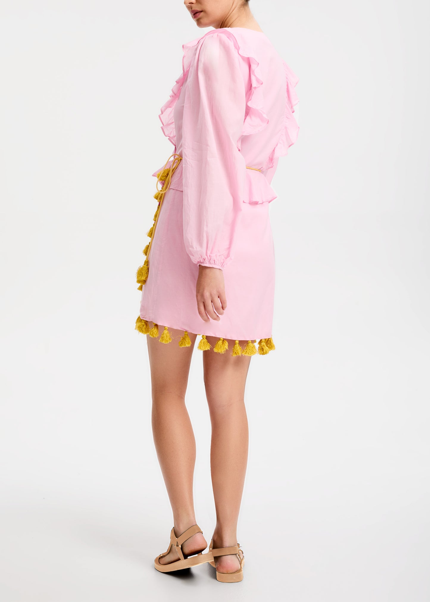 ZA Collective Shakila Blush  Cotton Mini Dress