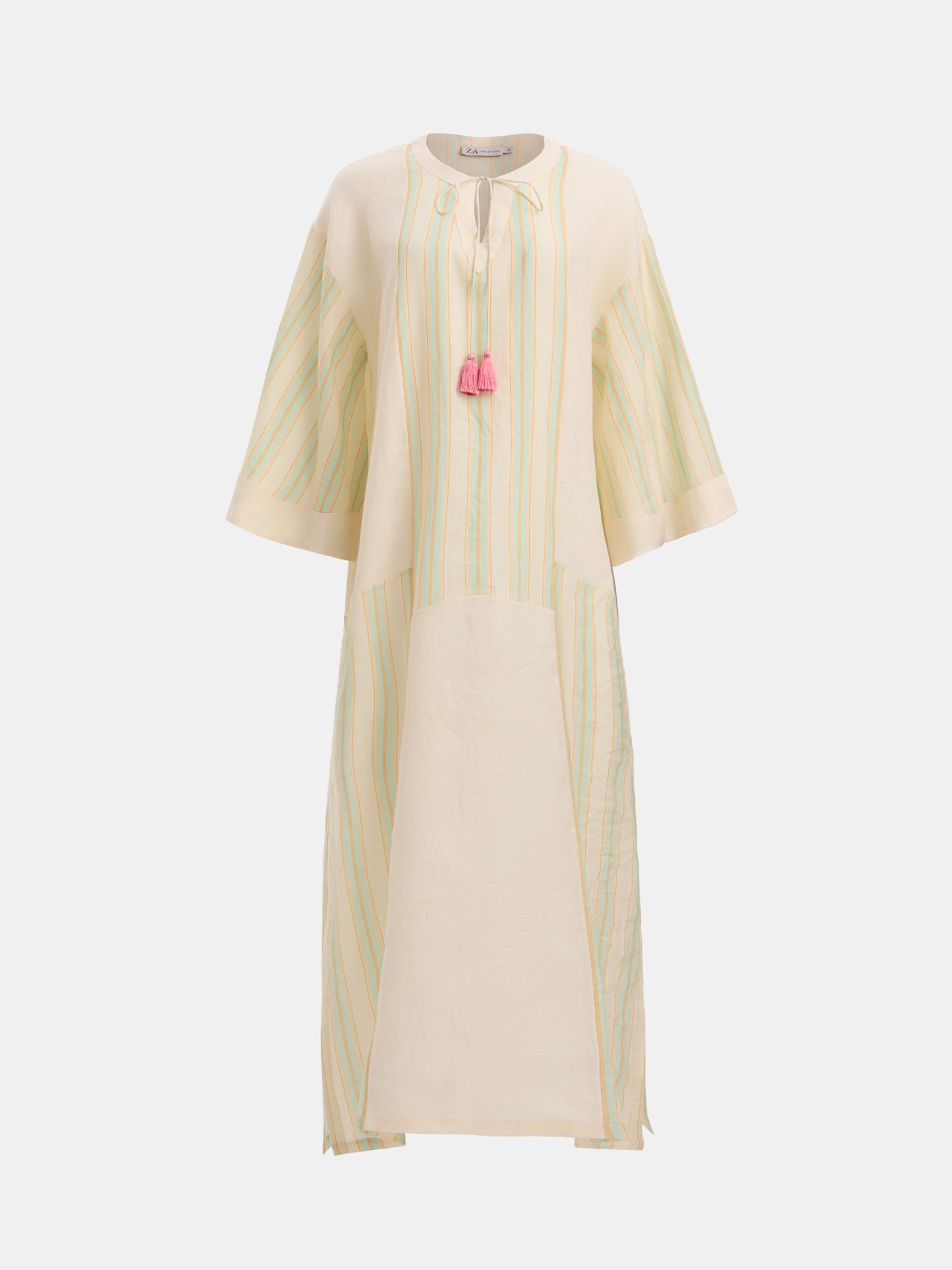 ZA Collective Spanish Green  Linen Kaftan