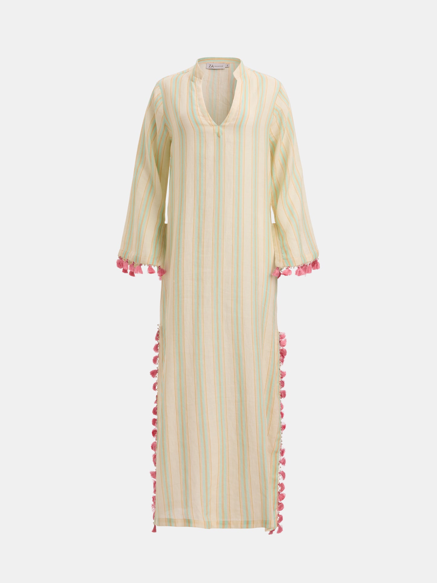 ZA Collective Watermelon Linen Kaftan Dress