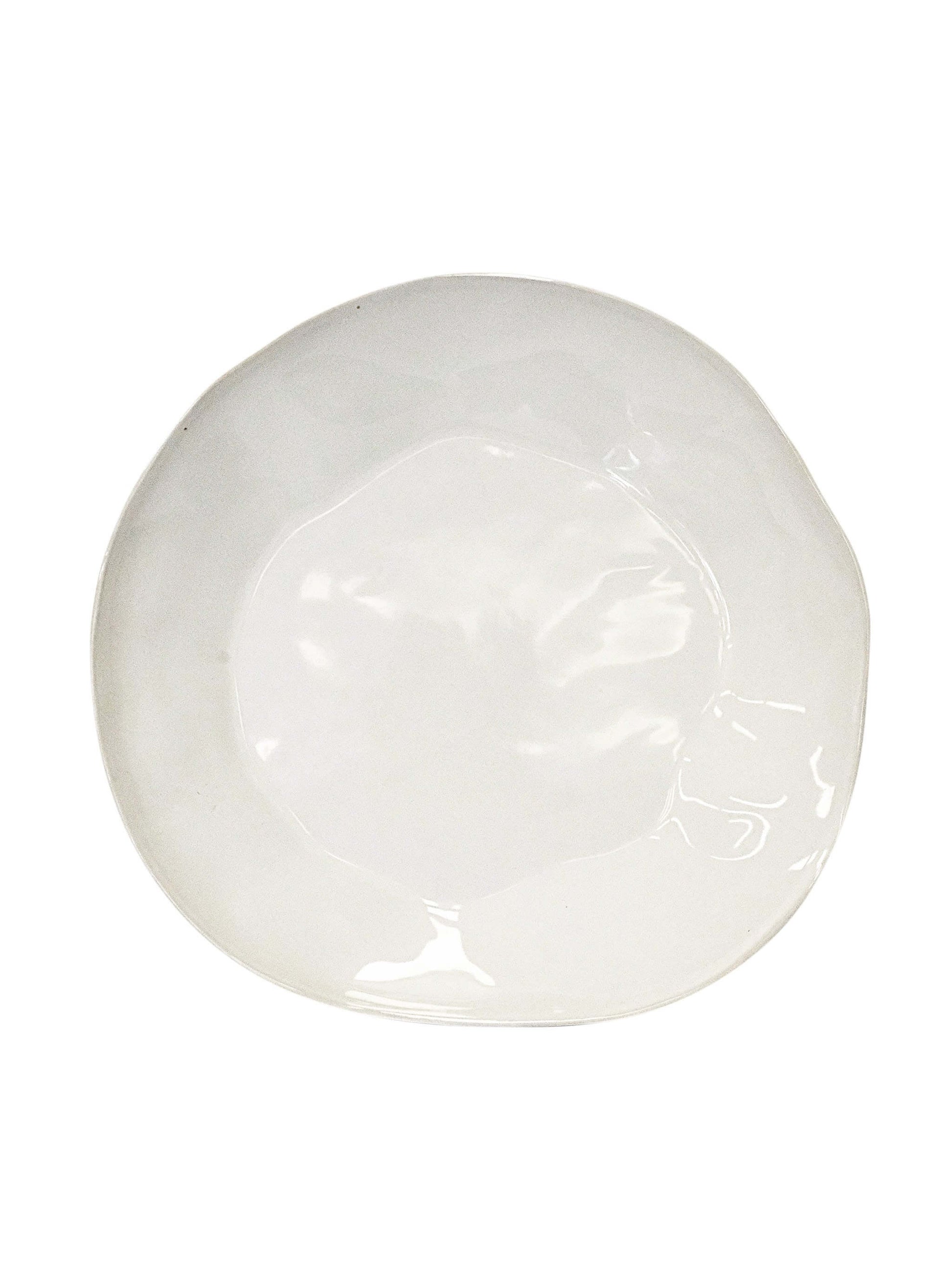 Flax Large Dinner Plate 26cm White - Shop Charlies Interiors