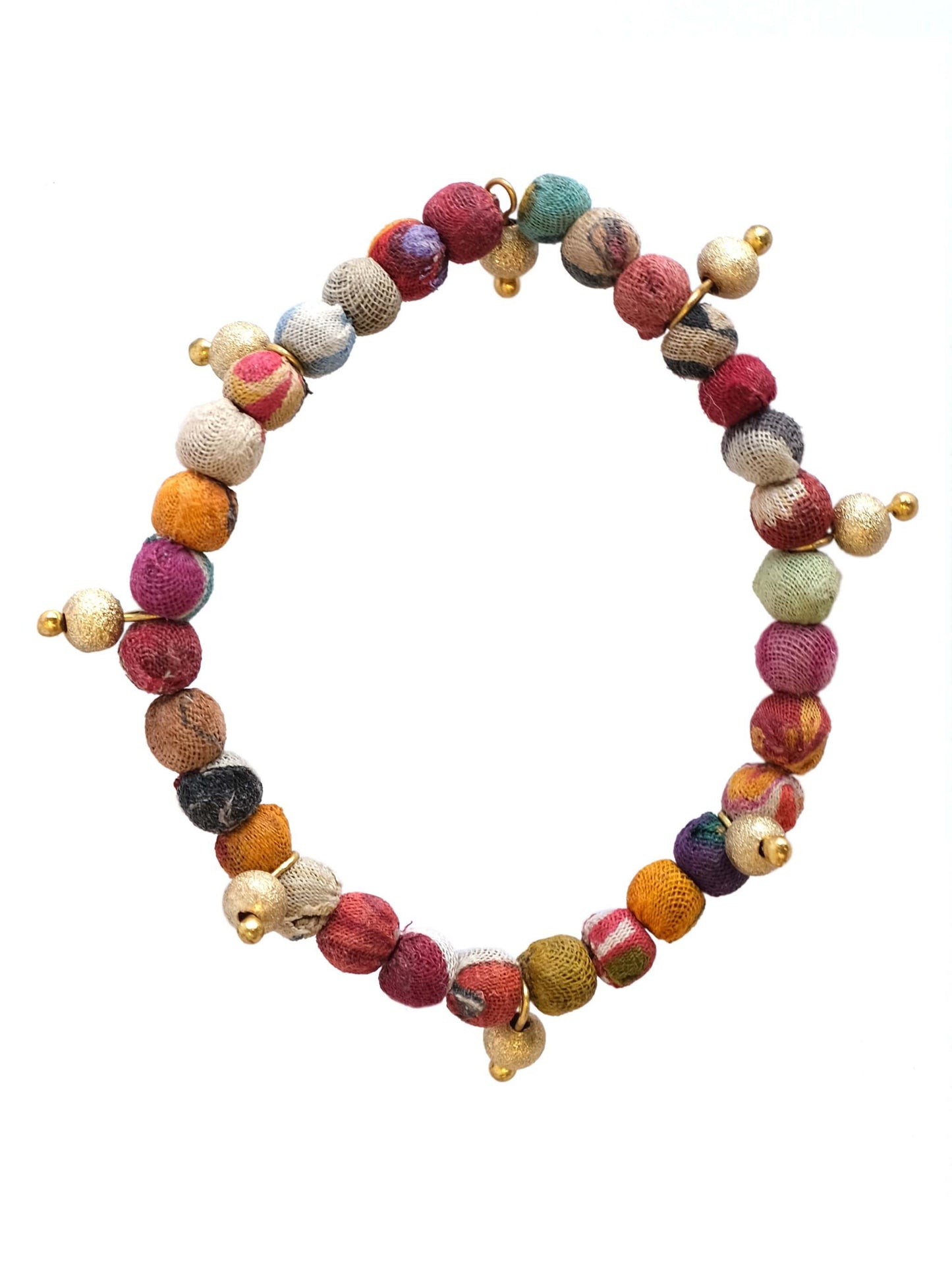 Full Circle Handcrafted Multicoloured Beaded Bracelet Shop Charlies Interiors