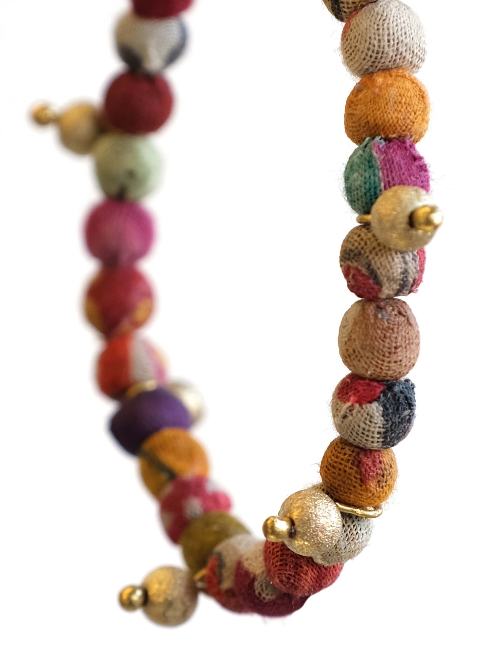 Bohemian Full Circle Handcrafted Multicoloured Beaded Bracelet Shop Charlies Interiors