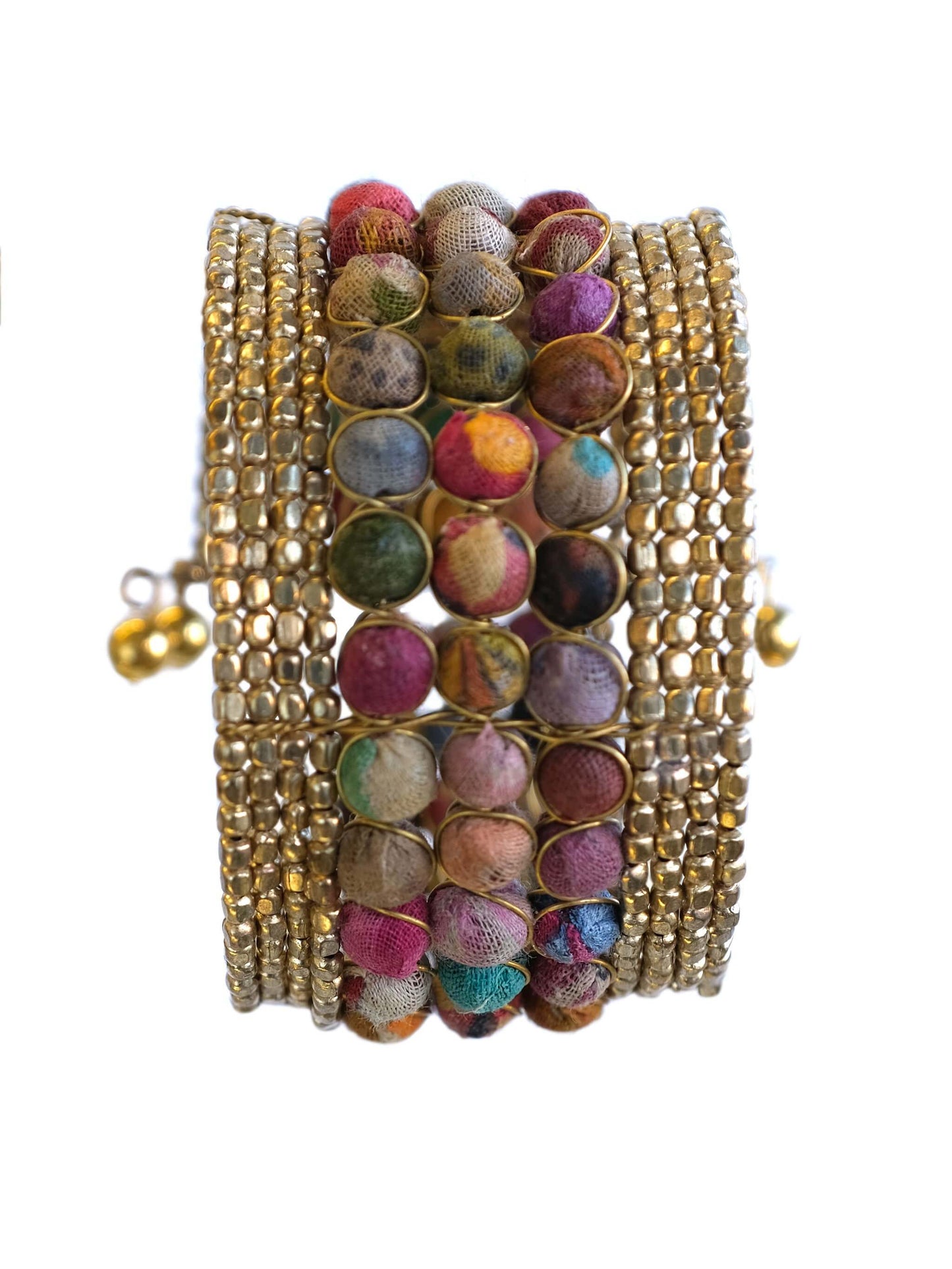 Galaxy Handcrafted Coloured Beaded Cuff Bracelet Galaxy - Shop Charlies Interiors