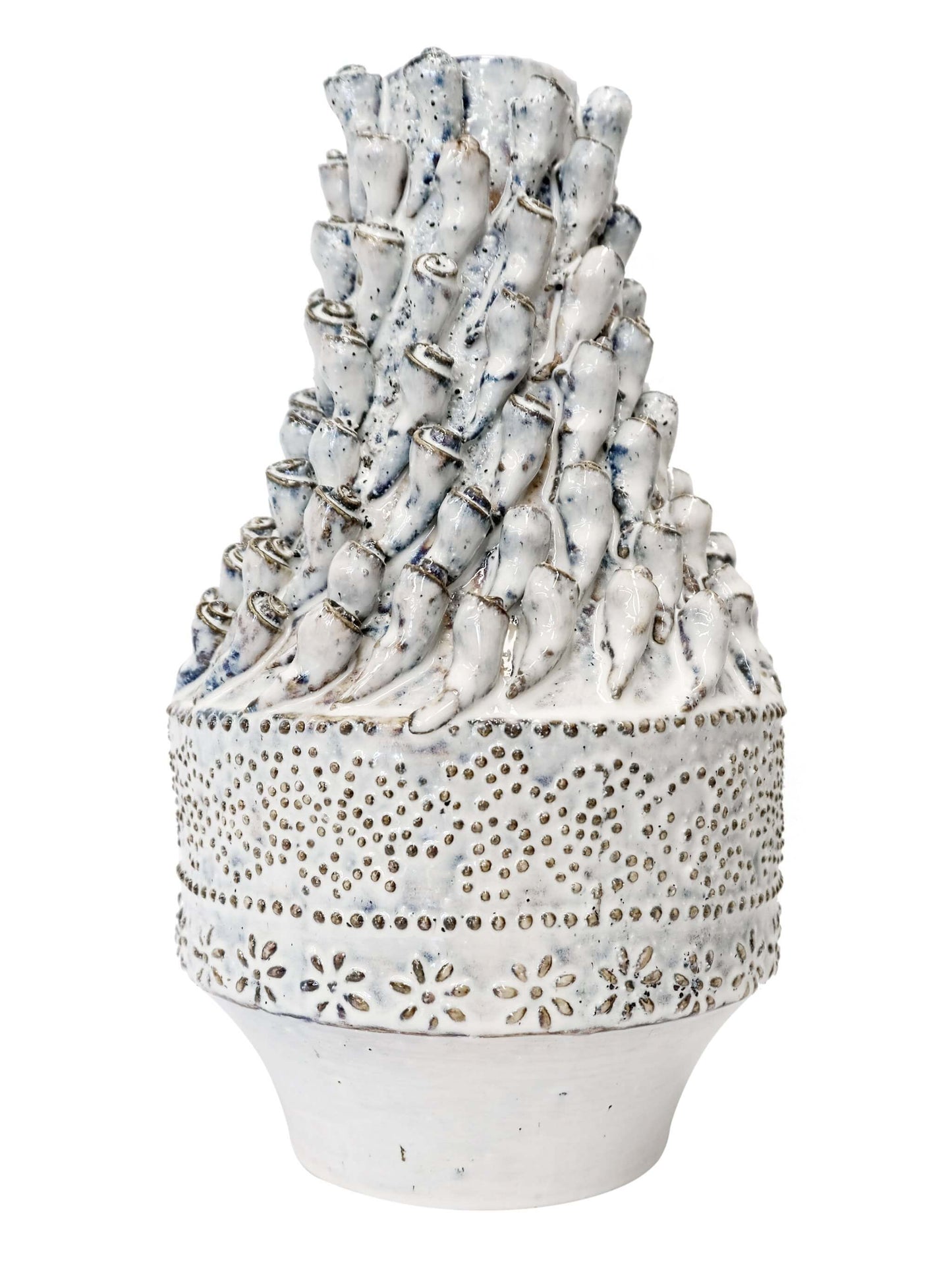 Large Ceramic Shell Vase - Shop Charlies Interiors