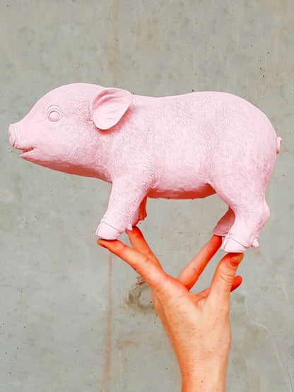 Decorative Pink Piggy Money Bank Resin