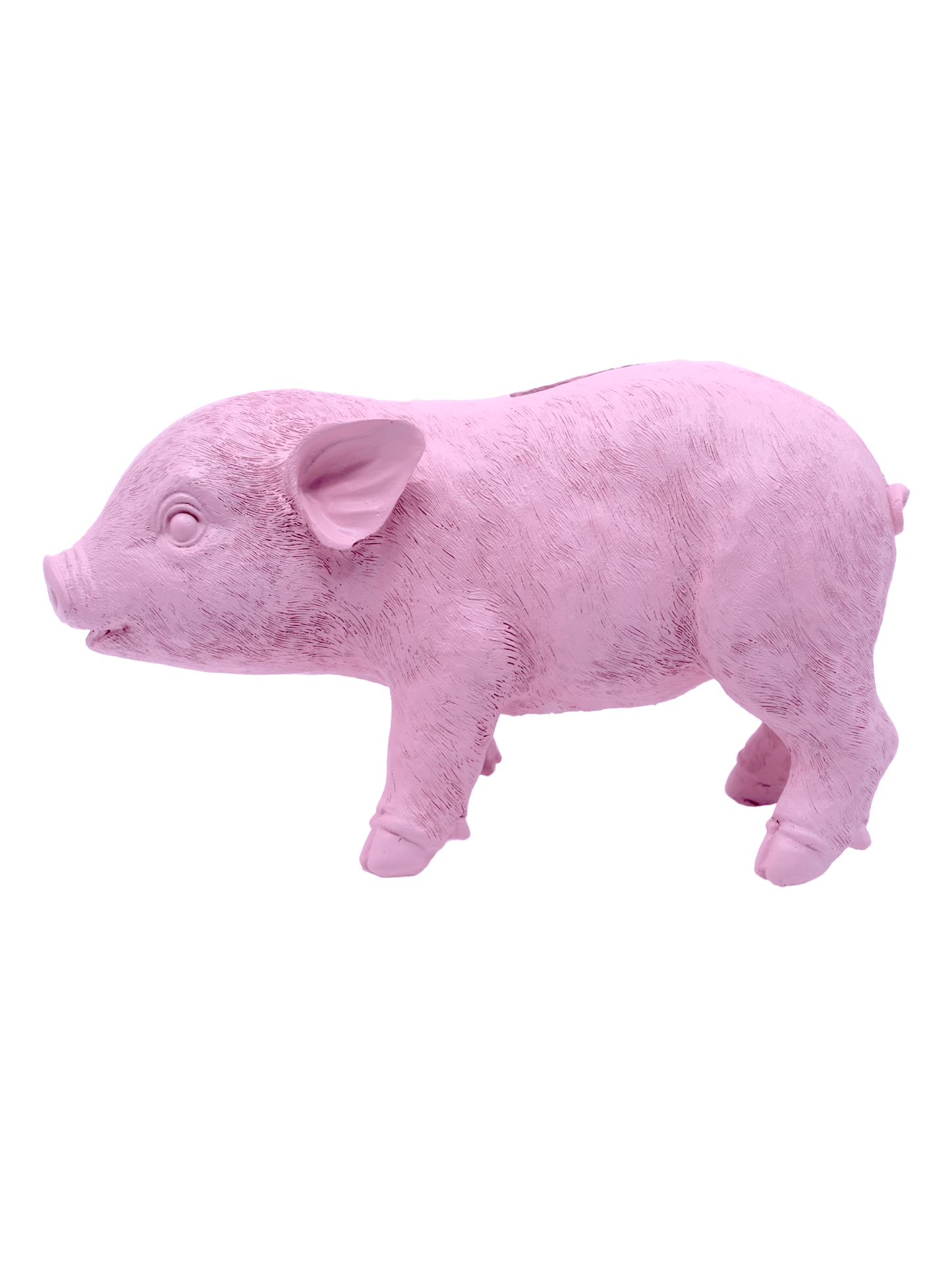 Pink Pig Money Box Resin