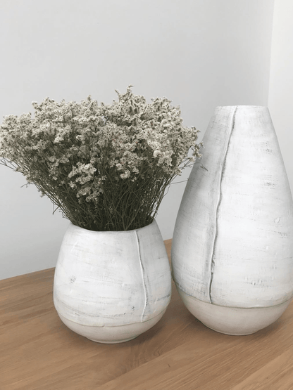 White Ceramic Vase Osona Large 29cm