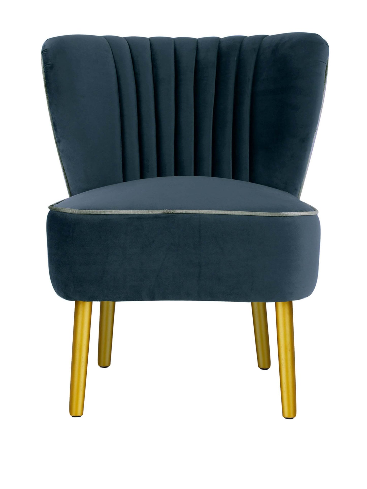 Slipper Chair French Navy Blue - Shop Charlies Interiors