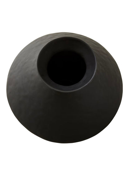 Alexandra Textured Structured Vase Black 35cm