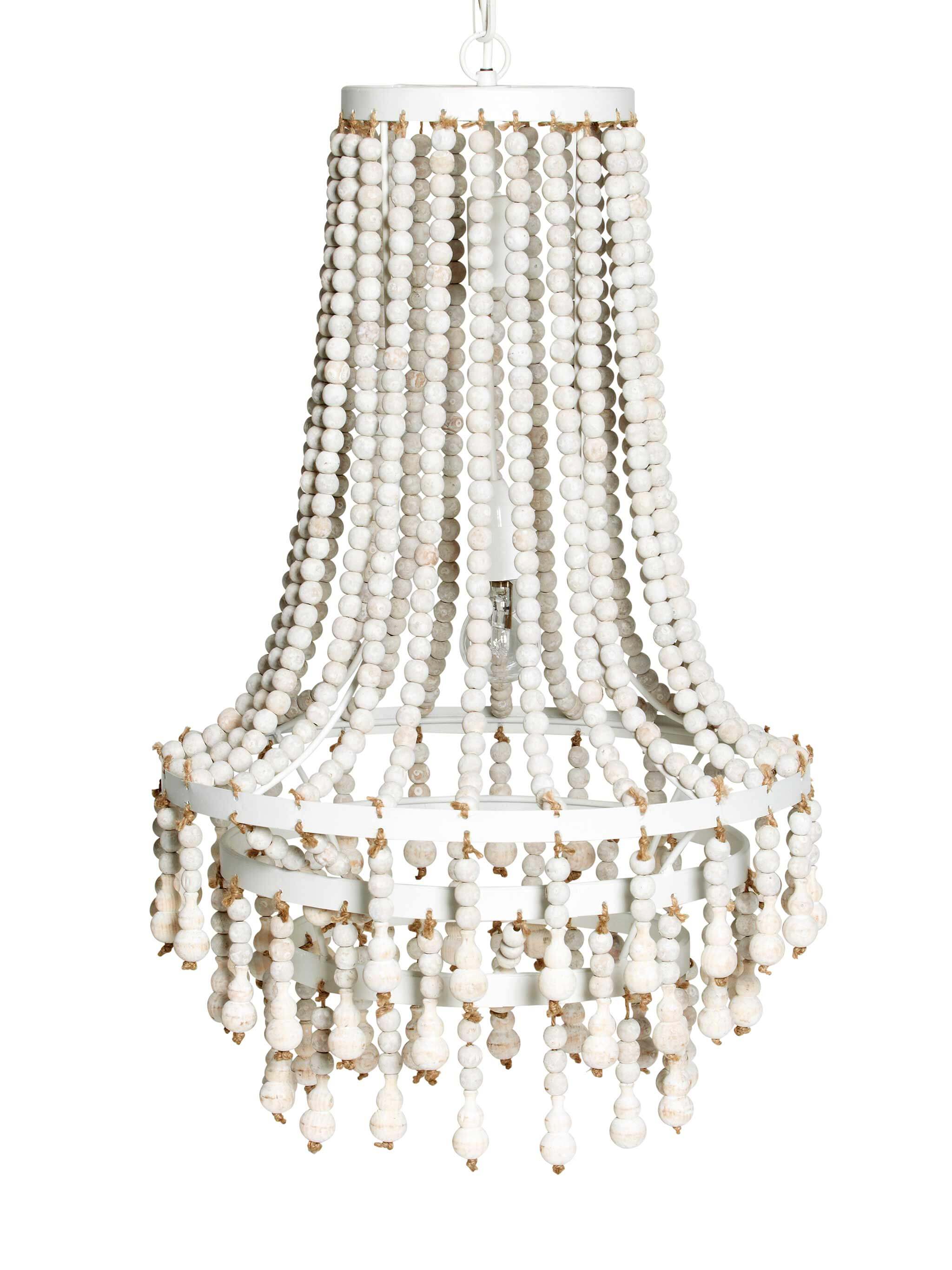 Glass 2024 bead chandelier