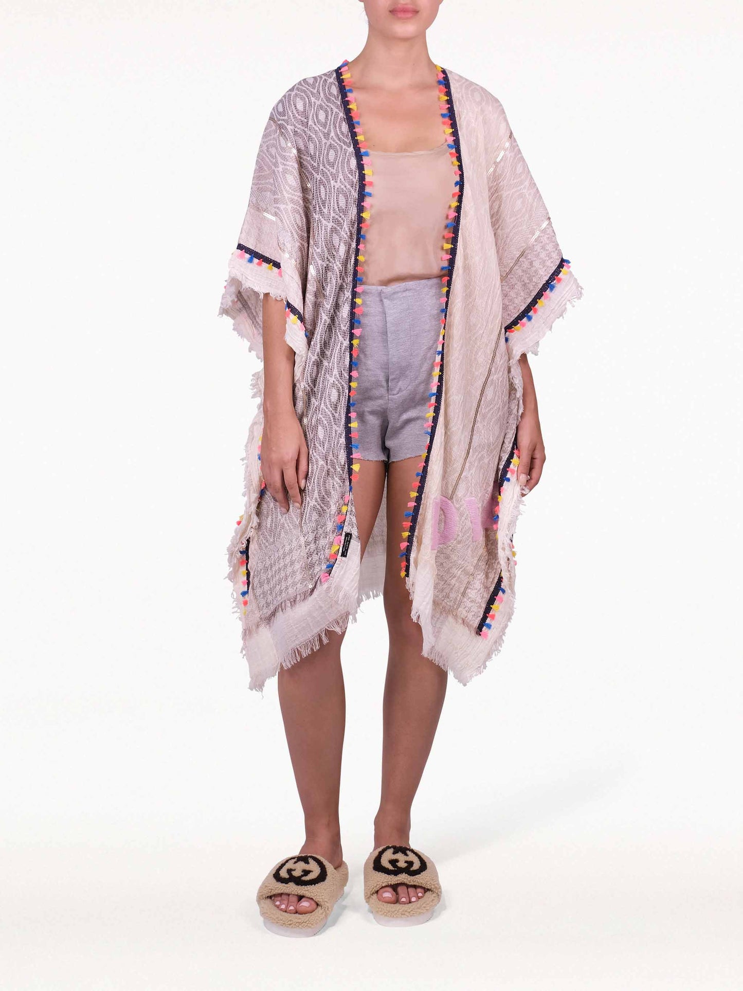 ZA Collective Latte Cotton Kimono