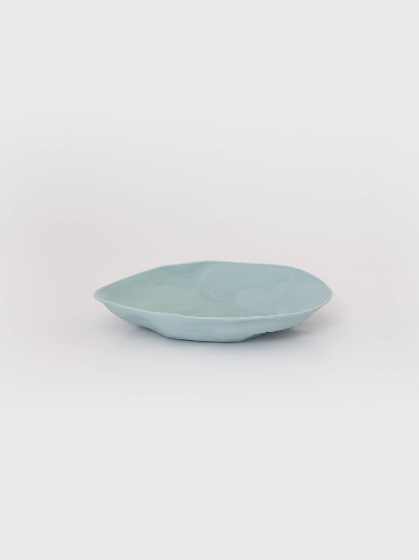Flax Ceramic Dinner Platter Matte Blue 16 cm- Shop Charlies Interiors