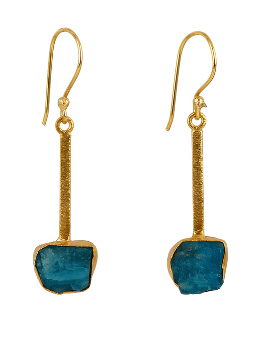 Ek Unipole Stone Blue Earrings - Shop Charlies Interiors