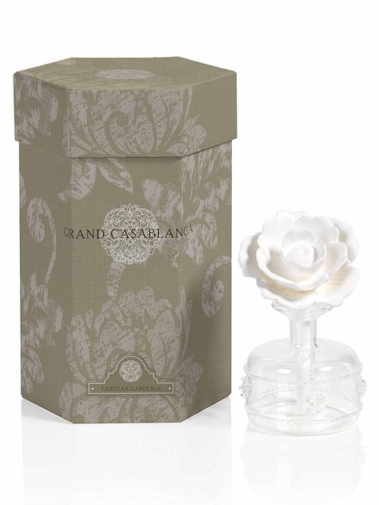 Mini Grand Casablanca Porcelain Diffuser - Tahitian Gardenia