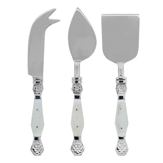 ZA Collective 3 Piece  Ivory Cheese Knife Set