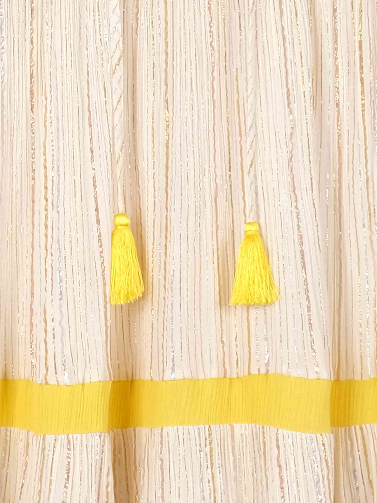 ZA Collective Positano Yellow Midi Dress